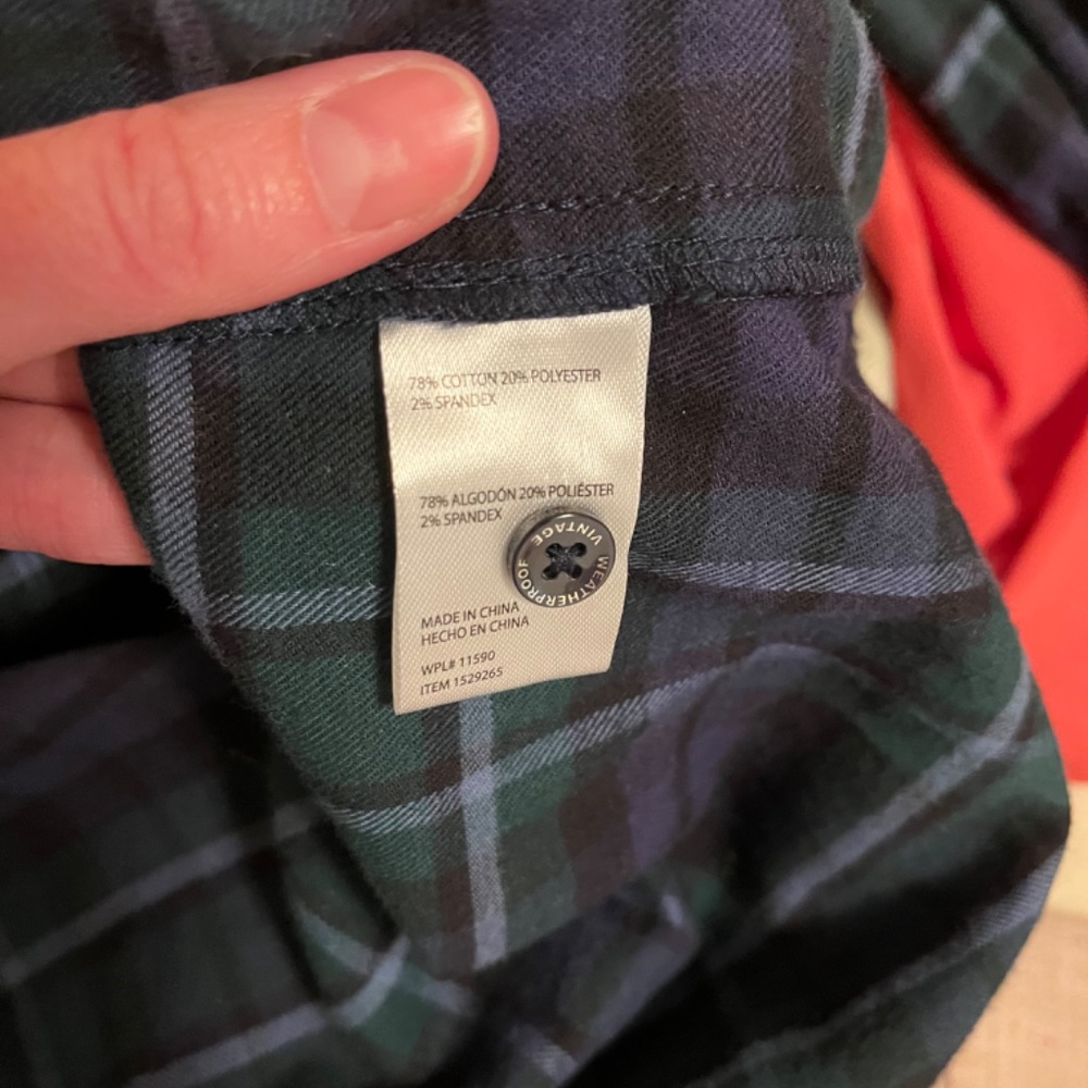 Womens Weatherproof Vintage Long Sleeve Flannel Shirt - Medium - Picture 5 of 5